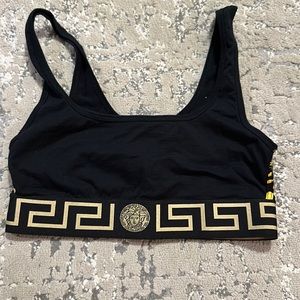Versace Cotton Sports Bra